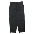 ALJA FASHION Womens Cotton Black Relaxed Straight Trousers W30 L26 Casual