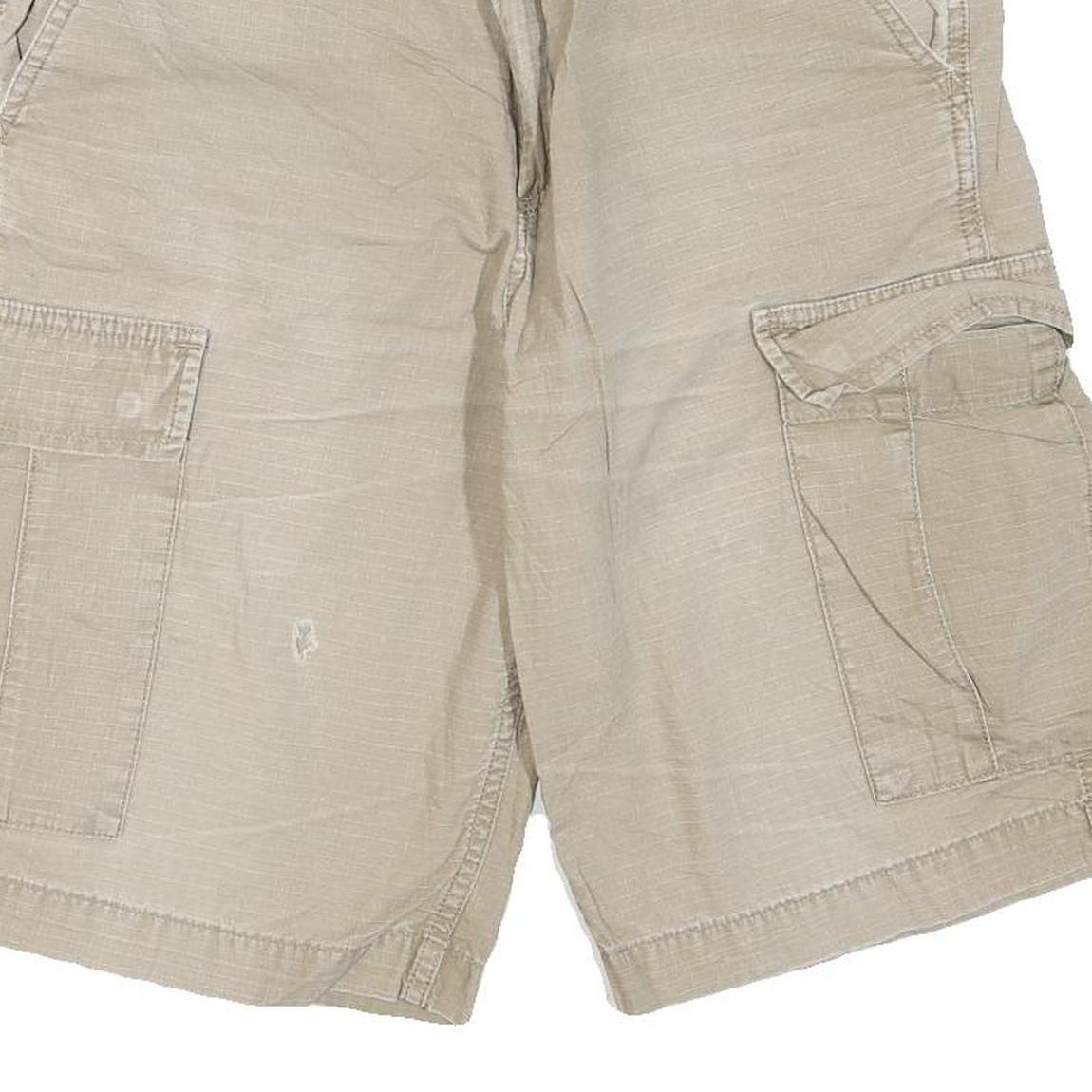 CARHARTT Mens Shorts Beige Casual Cargo Plain M W32 Durable Workwear