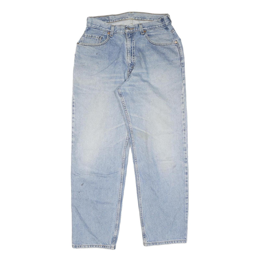 LEVI'S 550 Tapered Womens Jeans Blue Cotton Denim Light W30 L30 Regular Fit Zip