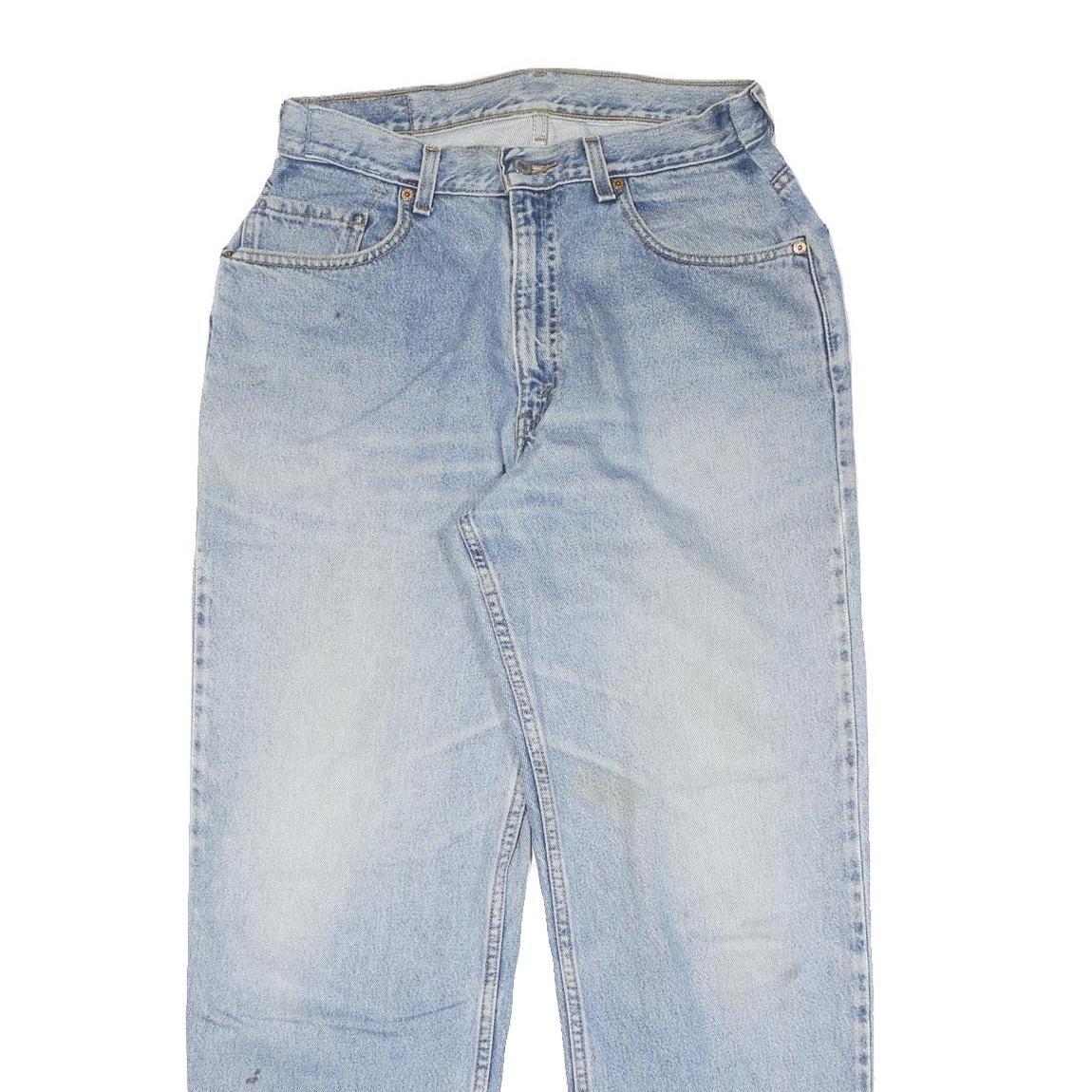 LEVI'S 550 Tapered Womens Jeans Blue Cotton Denim Light W30 L30 Regular Fit Zip