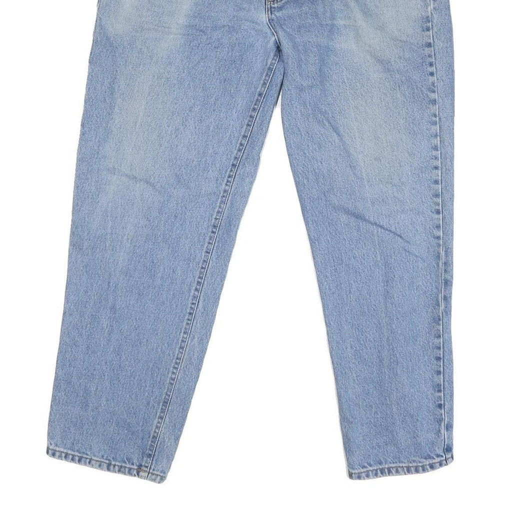 CARHARTT Mens Regular Fit Light Blue Cotton Blend Denim Jeans W38 L30 Zip