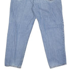 CARHARTT Mens Regular Fit Light Blue Cotton Blend Denim Jeans W38 L30 Zip