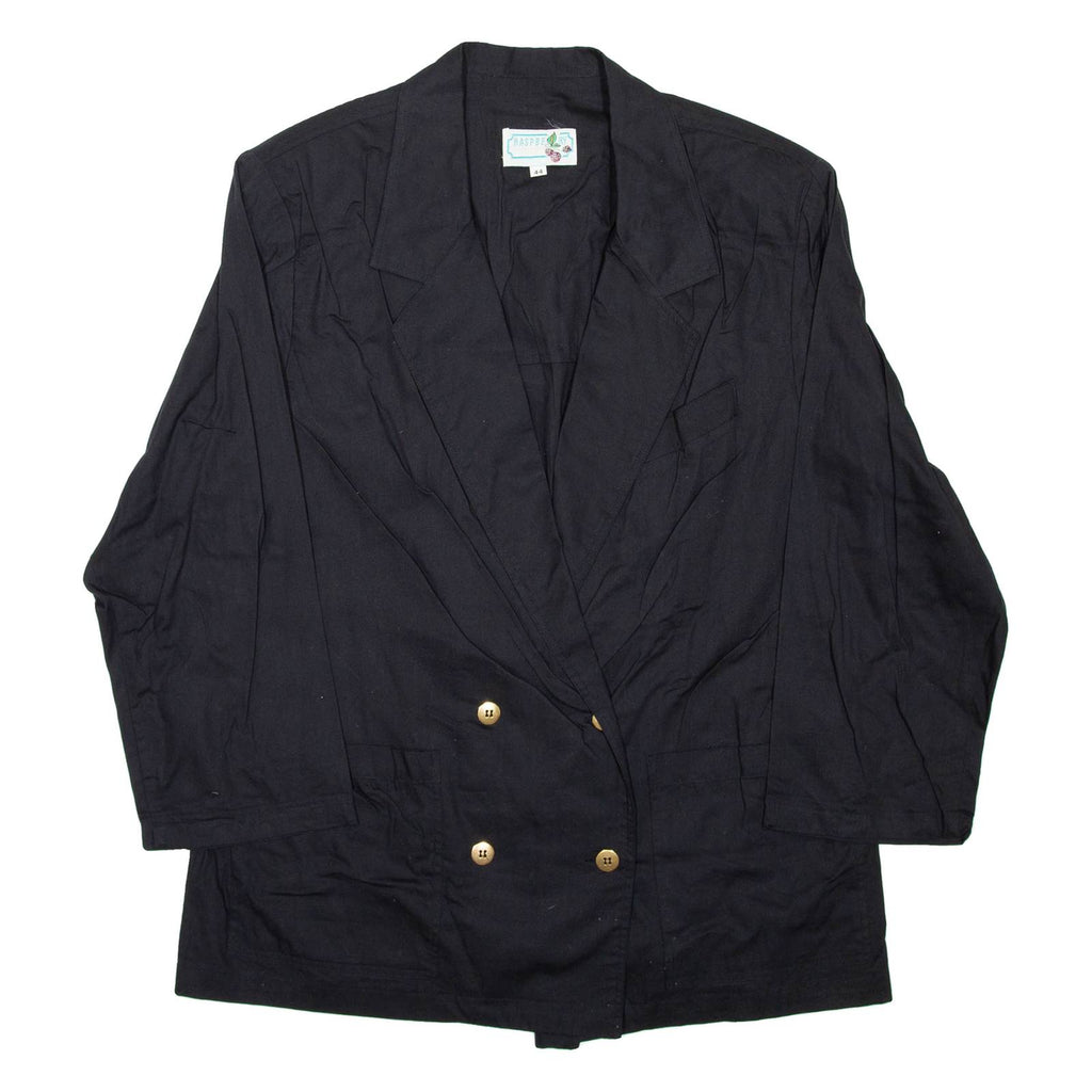 Womens Blazer Coat Black L