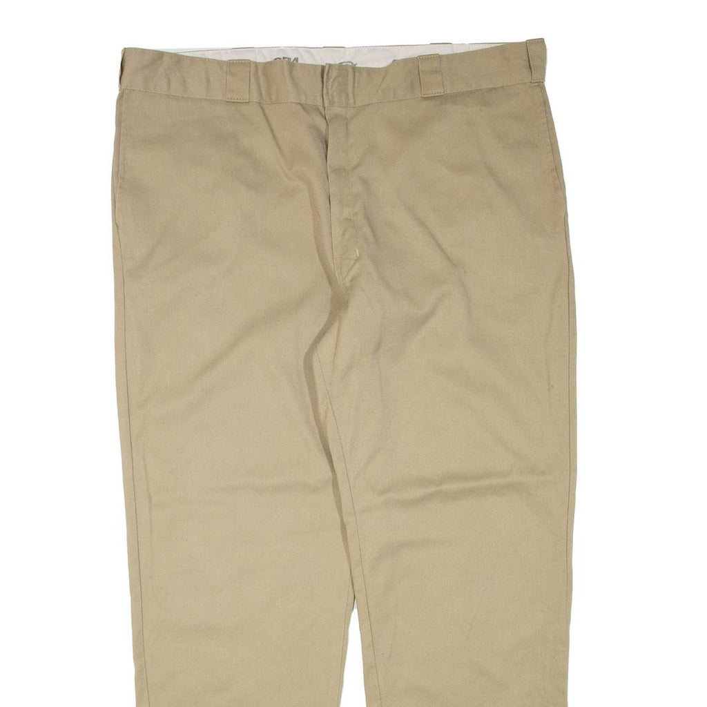 DICKIES Mens Trousers Brown Regular Tapered W40 L32