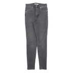 LEVI'S Womens Jeans Black Slim Skinny Denim Medium W26 L30 Stretch