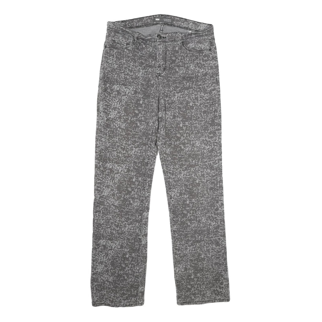 LEVI'S 512 Perfectly Slimming Slim Womens Jeans Grey Denim W30 L32 Straight Leg