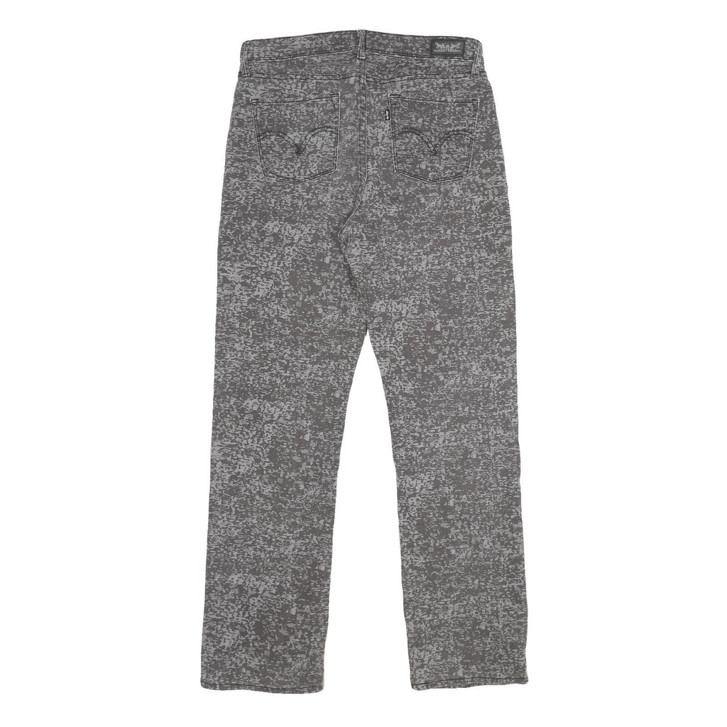 LEVI'S 512 Perfectly Slimming Slim Womens Jeans Grey Denim W30 L32 Straight Leg