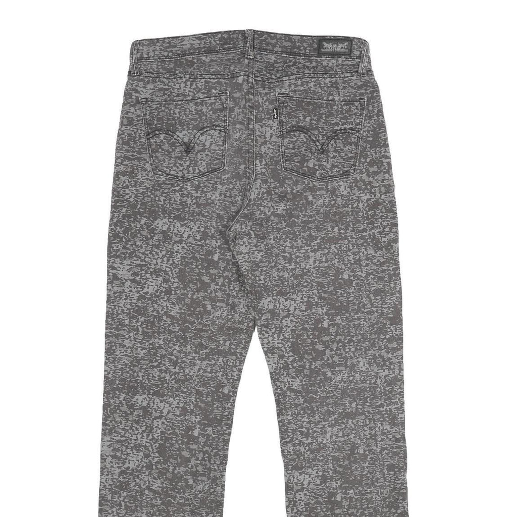 LEVI'S 512 Perfectly Slimming Slim Womens Jeans Grey Denim W30 L32 Straight Leg