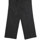 DICKIES Mens Polyester Blend Black Regular Fit Straight Trousers W30 L30