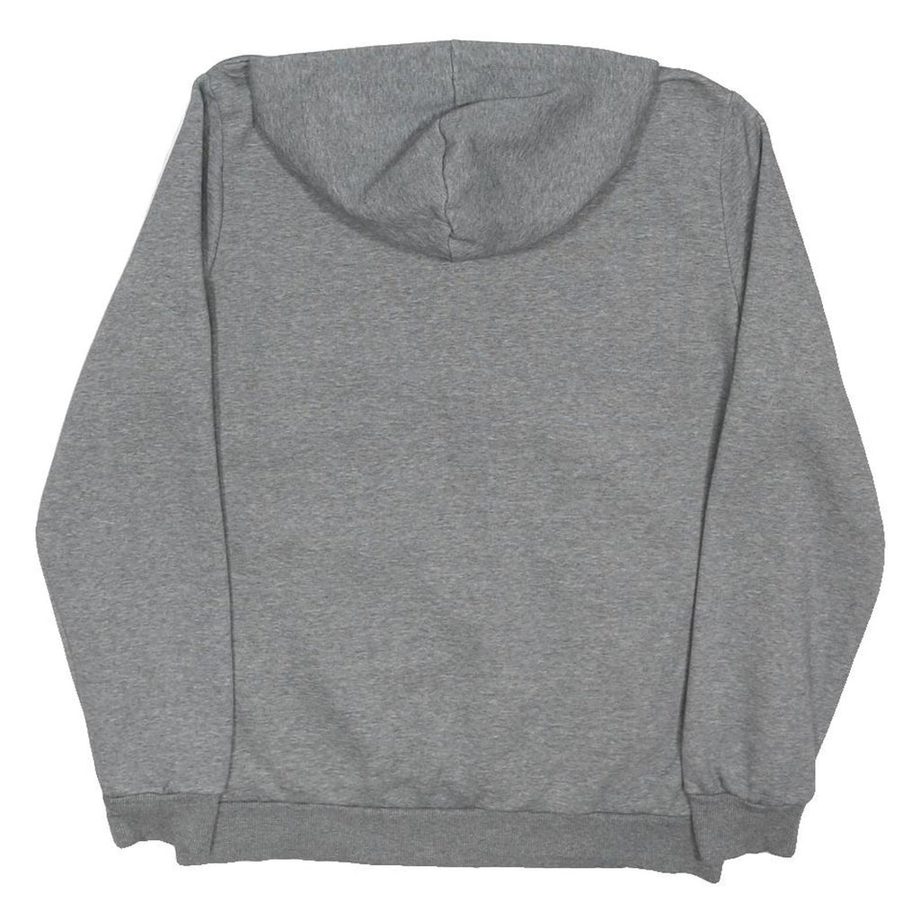 PUMA Mens Grey Hoodie M Cotton Blend Pullover Casual Sports Sweatshirt