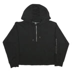DKNY Womens Black ¼ Zip Hoodie 2XL Sport Casual Cotton Blend Sweatshirt