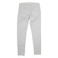 LEVI'S Womens Slim Fit White Cotton Blend Slim Leg Trousers W28 L30 Casual Wear