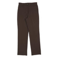 PENNY BLACK Womens Regular Fit Brown Polyester Blend Trousers W28 L30 Zip