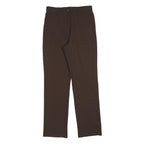 PENNY BLACK Womens Regular Fit Brown Polyester Blend Trousers W28 L30 Zip