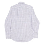 TOMMY HILFIGER Fitted Mens Shirt White Check Long Sleeve M