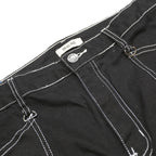 RACHEL PAIGE Womens Black Relaxed Cargo Trousers W32 L31 Cotton Blend Zip