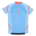 Cycling Mens Jersey Blue 1/4 Zip M