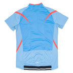 Cycling Mens Jersey Blue 1/4 Zip M