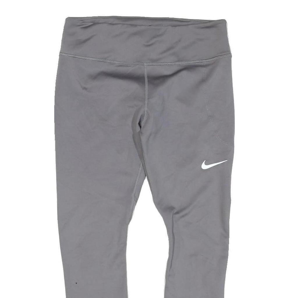 NIKE Womens Joggers Grey M W26 L24 Slim Tapered Fit Sportswear Leggings