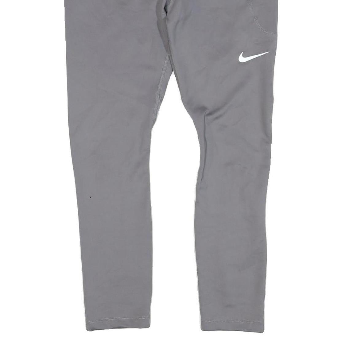 NIKE Womens Joggers Grey M W26 L24 Slim Tapered Fit Sportswear Leggings