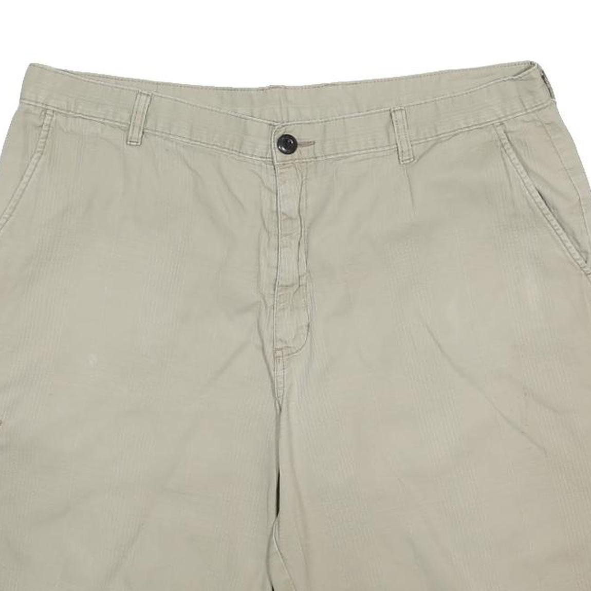 DICKIES Mens Shorts Beige Casual Plain 2XL W40 Cotton Workwear Relaxed Fit