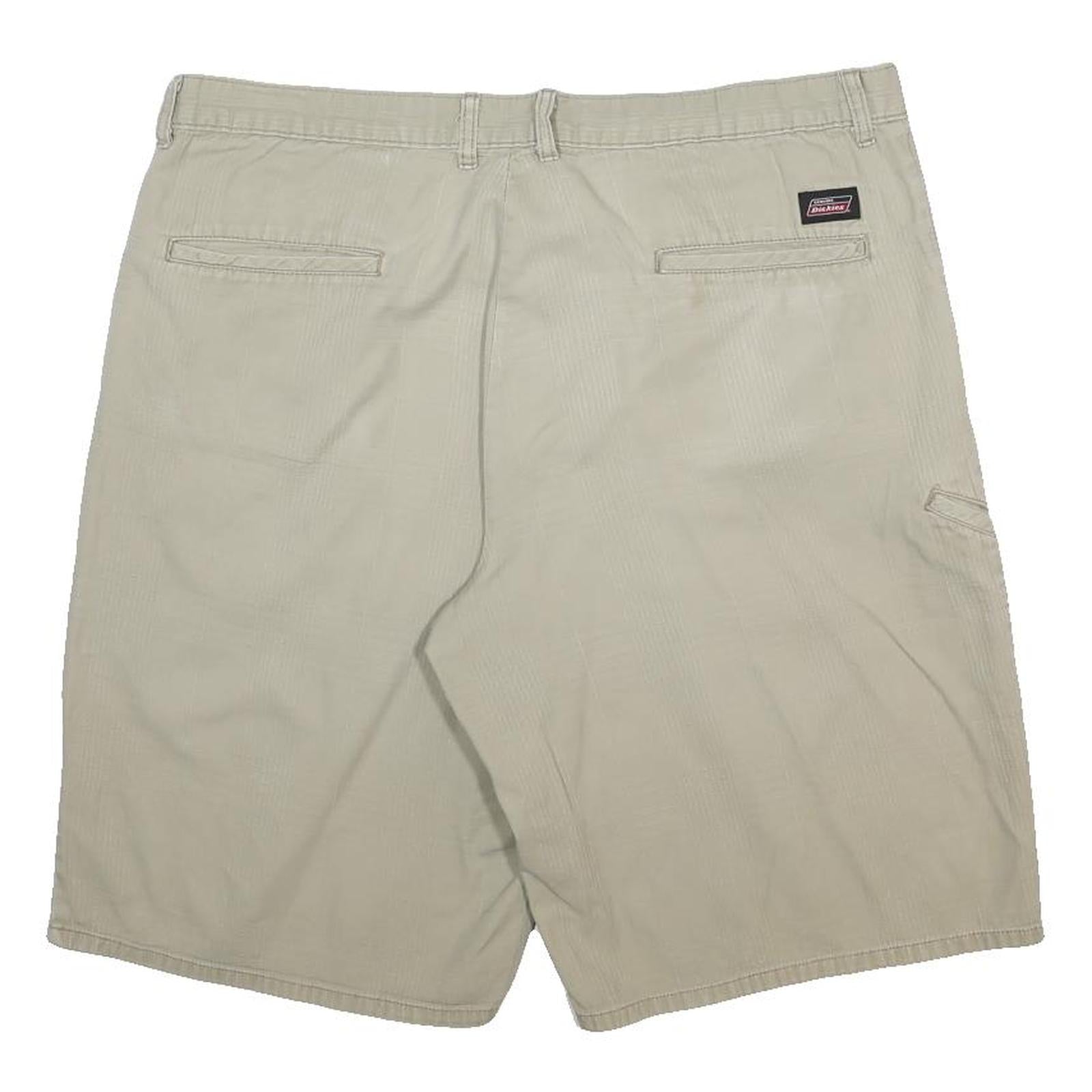DICKIES Mens Shorts Beige Casual Plain 2XL W40 Cotton Workwear Relaxed Fit
