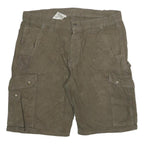 CARHARTT Mens Cargo Shorts Brown 2XL W36 Workwear Cotton Blend Durable
