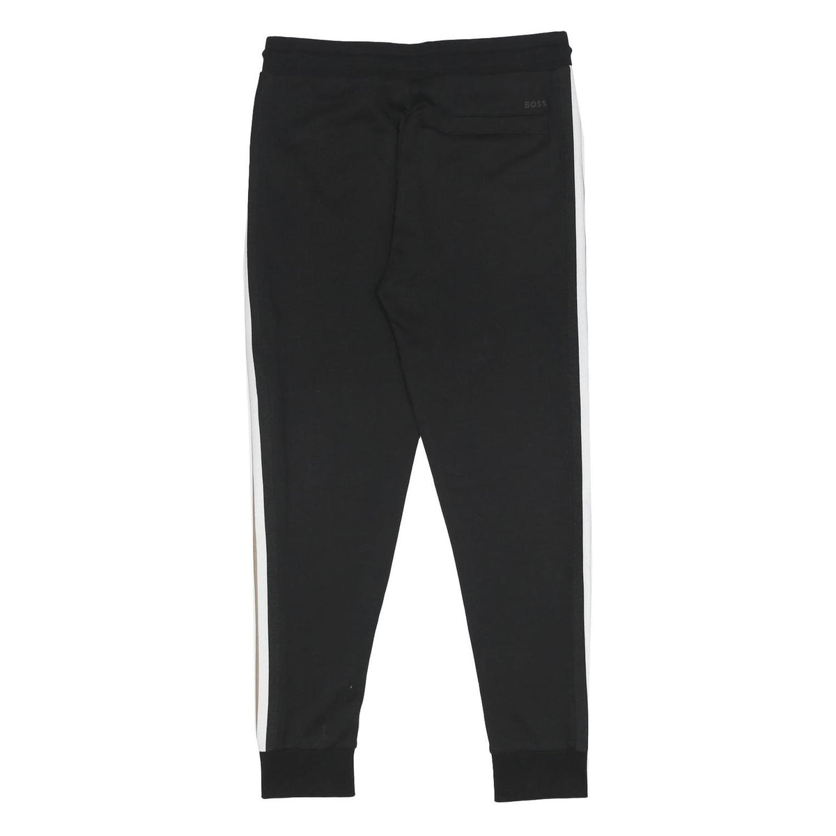 BOSS Mens Joggers Black & Beige Slim Tapered S W32 L29 Casual Sportswear