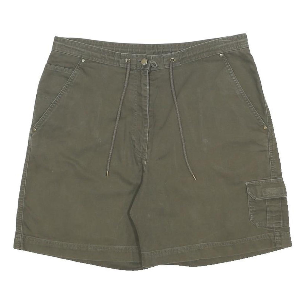 LAUREN RALPH LAUREN Womens Olive Casual Cotton Cargo Shorts M W33