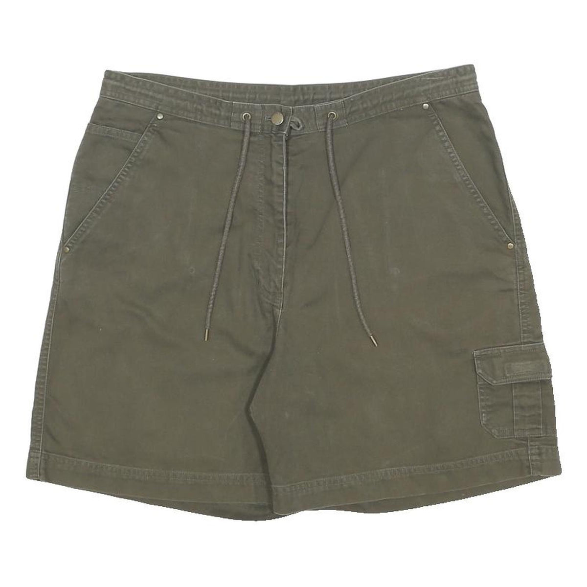 LAUREN RALPH LAUREN Womens Olive Casual Cotton Cargo Shorts M W33