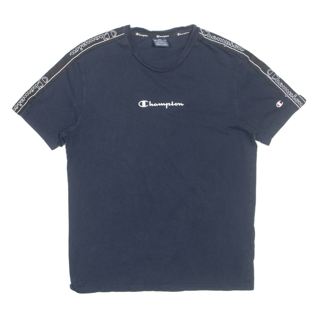 CHAMPION Mens T-Shirt Blue S
