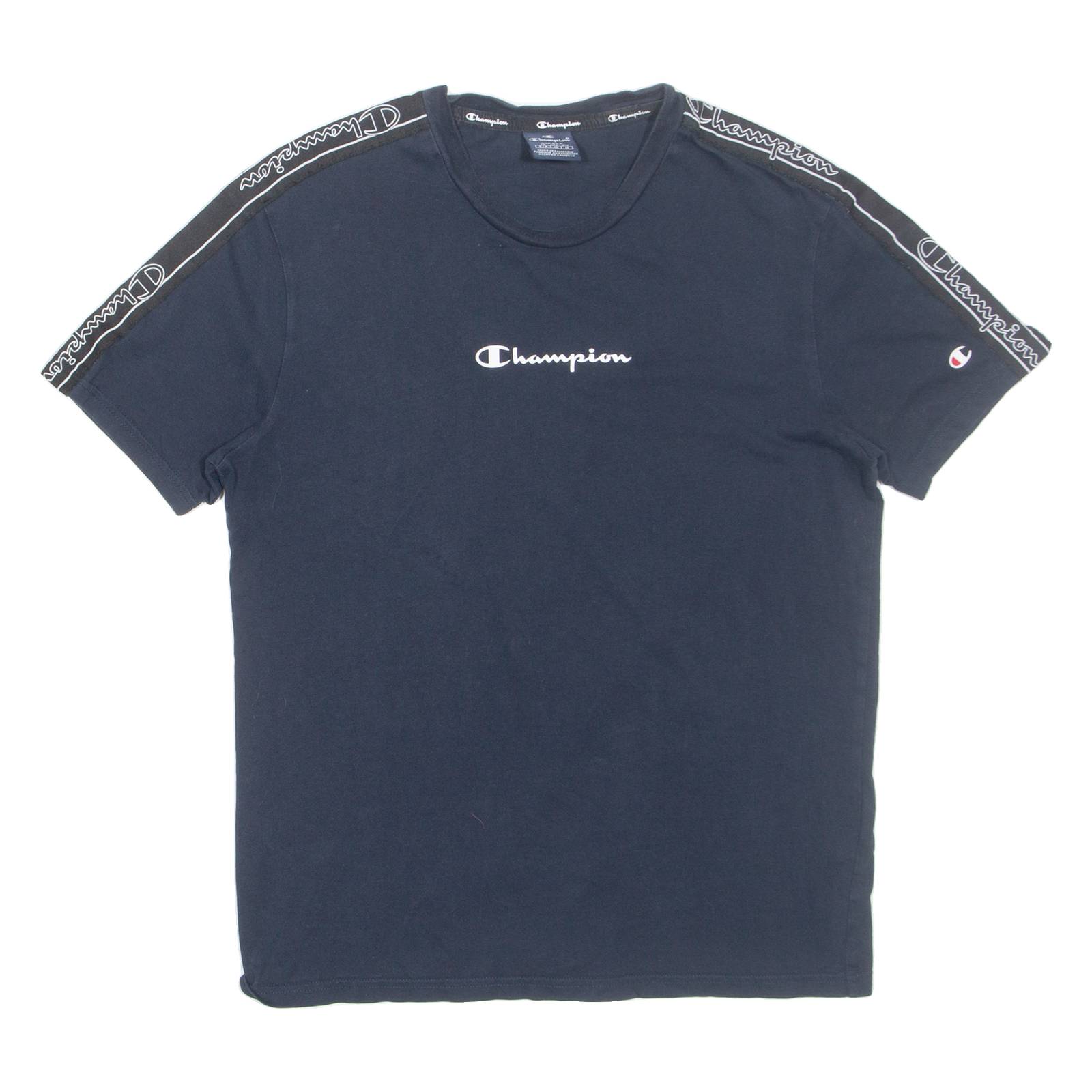 CHAMPION Mens T-Shirt Blue S