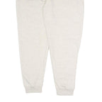 DESIGN BY M-17 Womens Joggers Cream L W36 L29 Cotton Blend Regular Tapered Fit