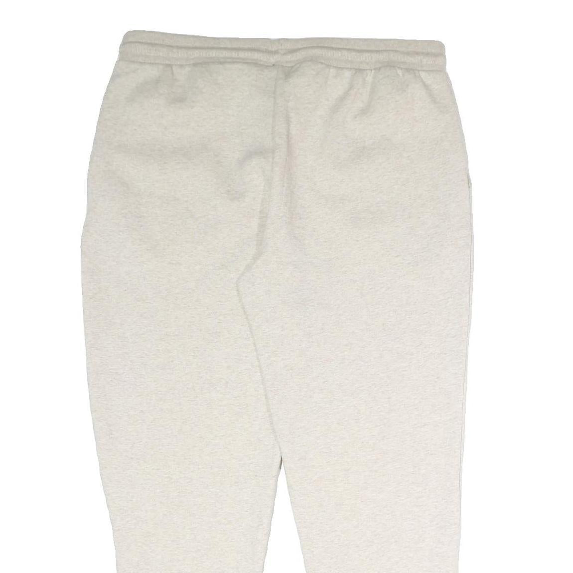 DESIGN BY M-17 Womens Joggers Cream L W36 L29 Cotton Blend Regular Tapered Fit