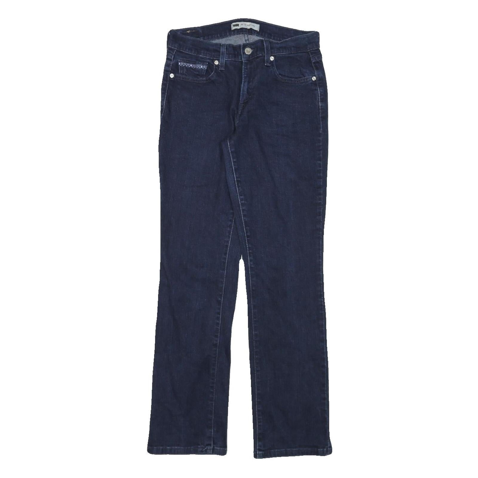 LEVI'S Womens 505 Regular Fit Straight Denim Raw W28 L30 Classic Cotton Blend