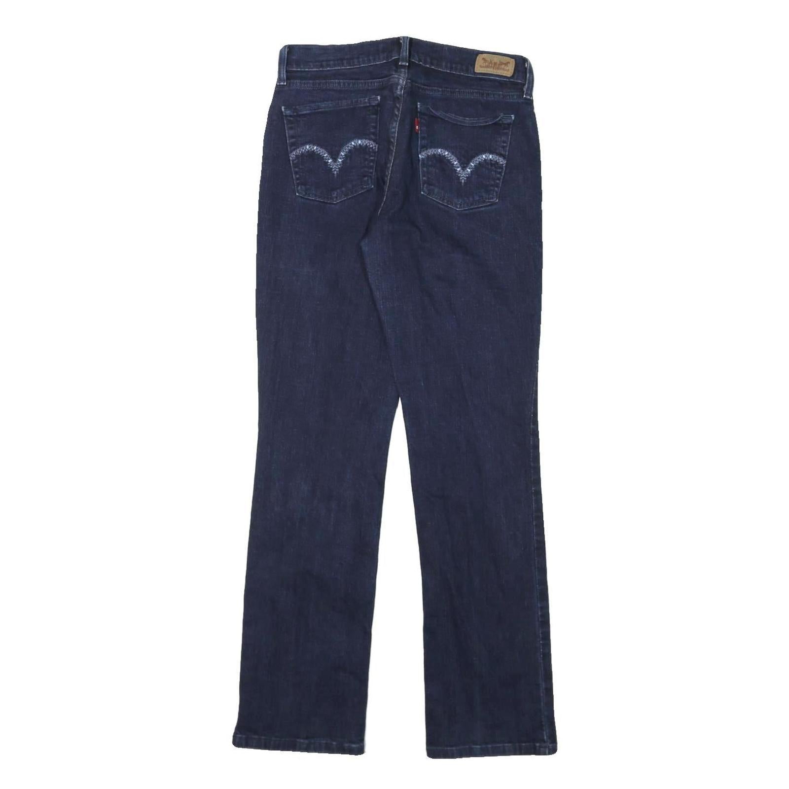 LEVI'S Womens 505 Regular Fit Straight Denim Raw W28 L30 Classic Cotton Blend