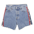 LEVI'S Womens Shorts Blue XS W26 Denim Cotton Casual Cut-Off