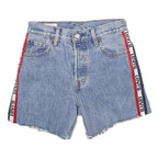 LEVI'S Womens Shorts Blue XS W26 Denim Cotton Casual Cut-Off