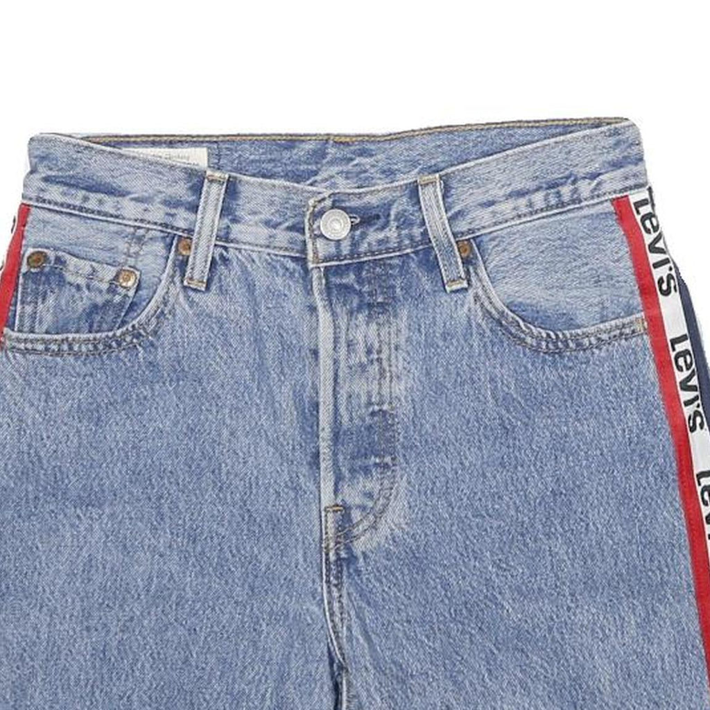 LEVI'S Womens Shorts Blue XS W26 Denim Cotton Casual Cut-Off