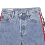 LEVI'S Womens Shorts Blue XS W26 Denim Cotton Casual Cut-Off