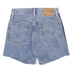 LEVI'S Womens Shorts Blue XS W26 Denim Cotton Casual Cut-Off