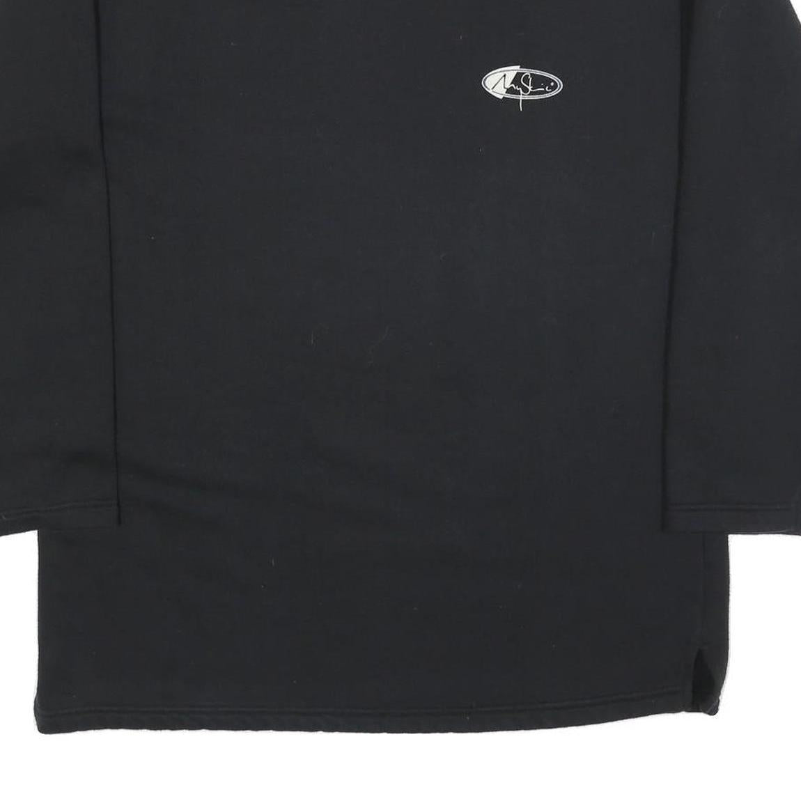 MYSTIC Womens Black Sweatshirt XL Crew Neck Vintage Hockey Graphic