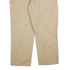 CARHARTT Mens Cotton Blend Beige Relaxed Straight Trousers W42 L30 Workwear