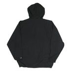 CHAMPION Mens Black Zip Hooded Jacket XL Polyester Plain Sportswear Casual