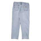 CARHARTT Mens Jeans Blue Relaxed Straight Denim Medium W36 L31 Casual Durable