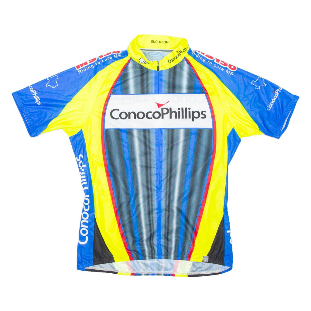 Cycling Mens Jersey Blue 1/2 Zip L