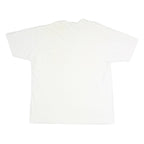 STAFFORD Mens White Plain Cotton T-Shirt 2XL Short Sleeve V-Neck Casual Basic