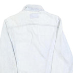 LEVI'S Womens White Denim Jacket S Cotton Button Plain Classic Casual