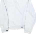 LEVI'S Womens White Denim Jacket S Cotton Button Plain Classic Casual