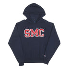 CHAMPION Mens Navy Blue Saint Marys College Hoodie S Cotton Pullover